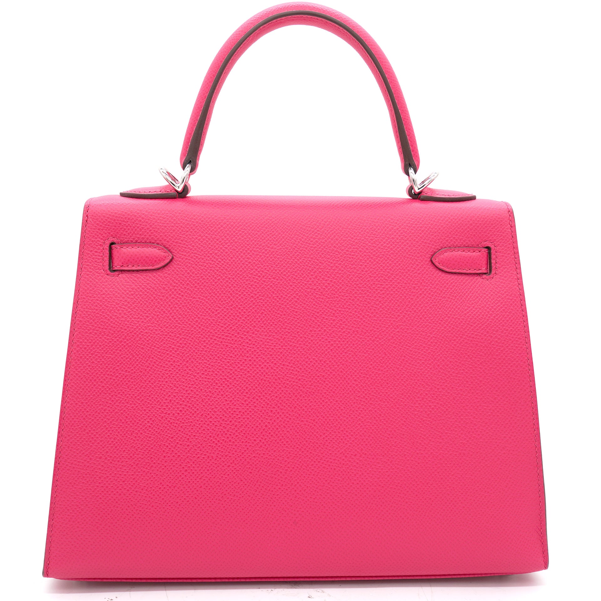 Pink Epsom Leather Palladium Hardware Kelly 25 Bag