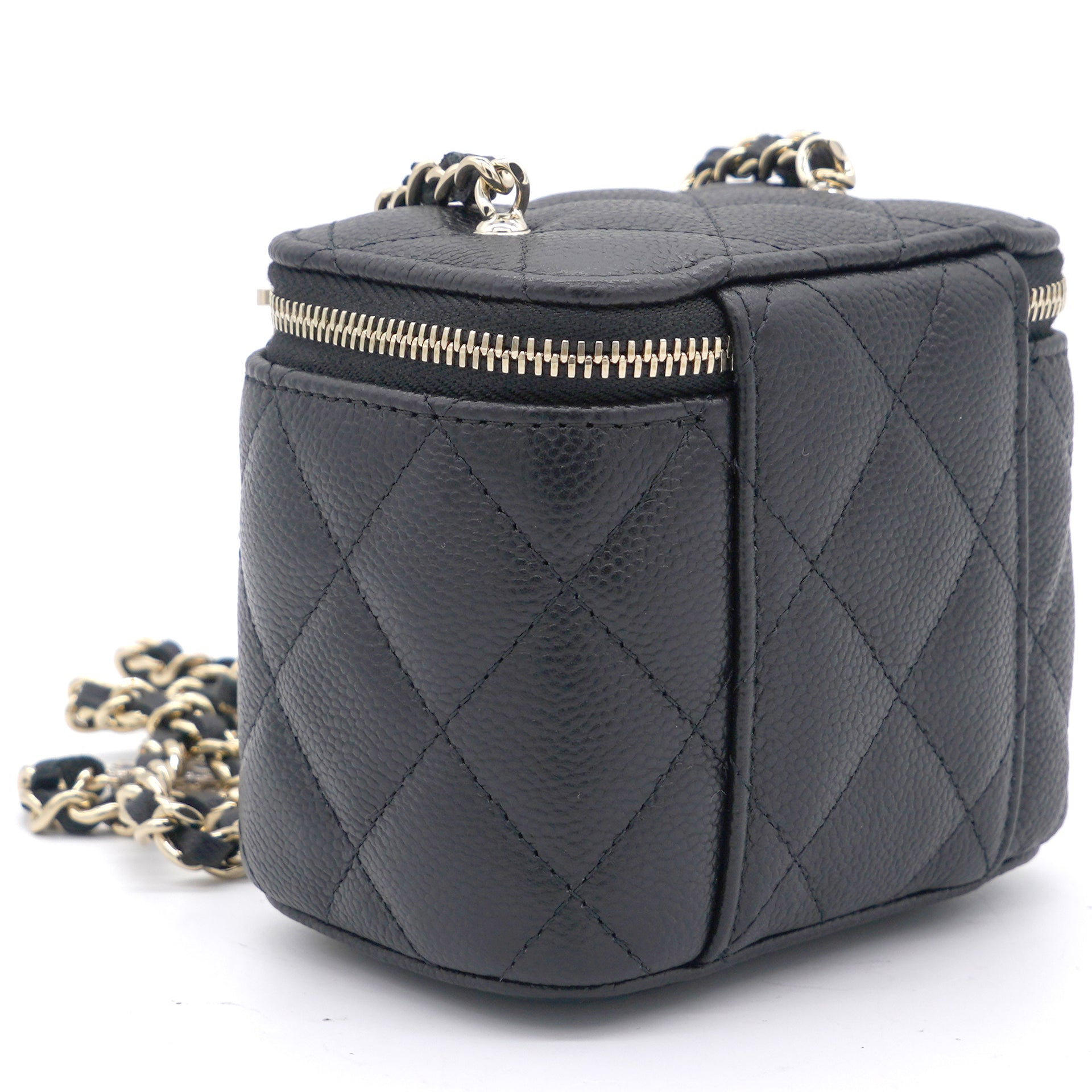 Chanel Melody Camera Bag White Caviar Gold Hardware 22S – Coco Approved  Studio