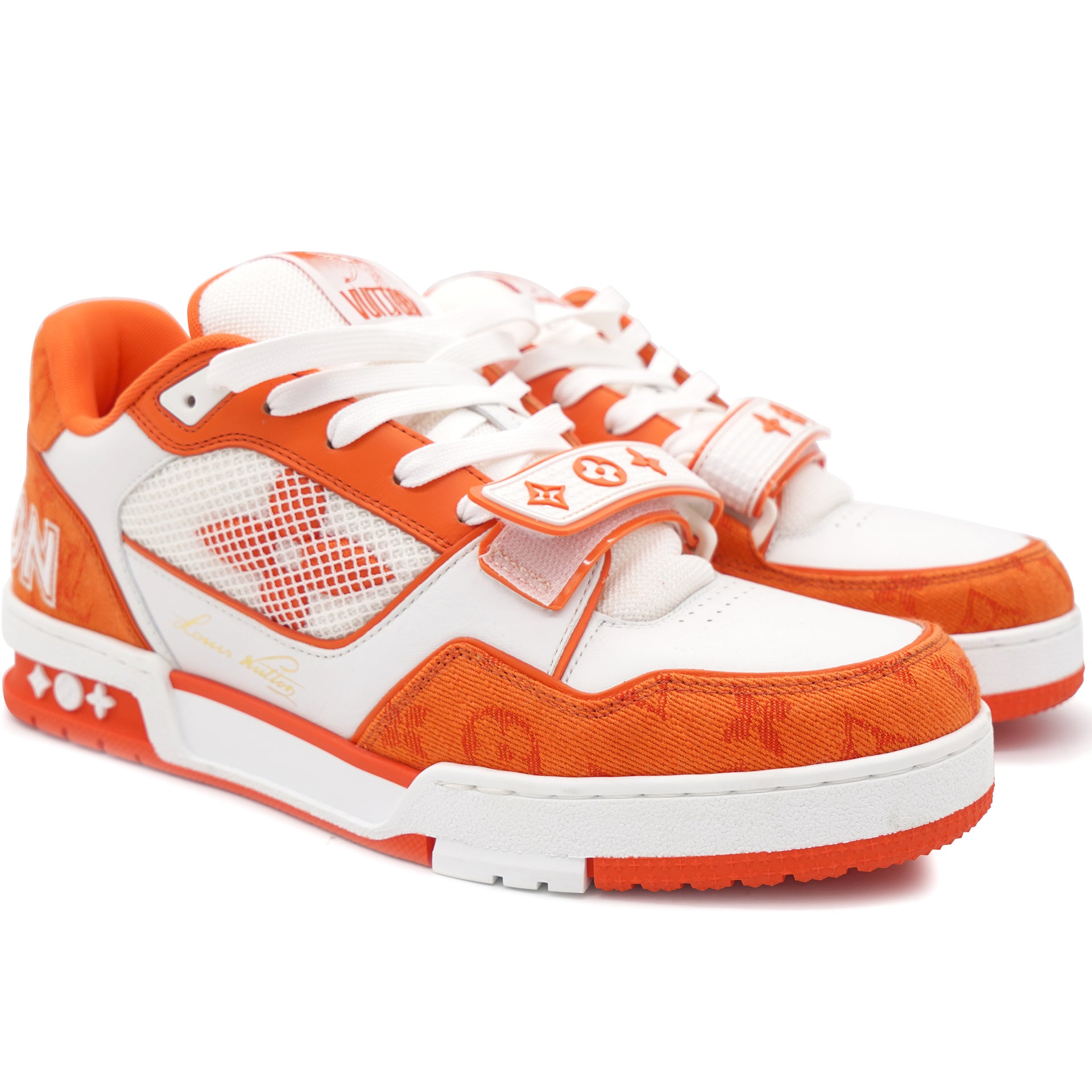 Louis Vuitton Trainer Sneaker Orange 9.5 – STYLISHTOP