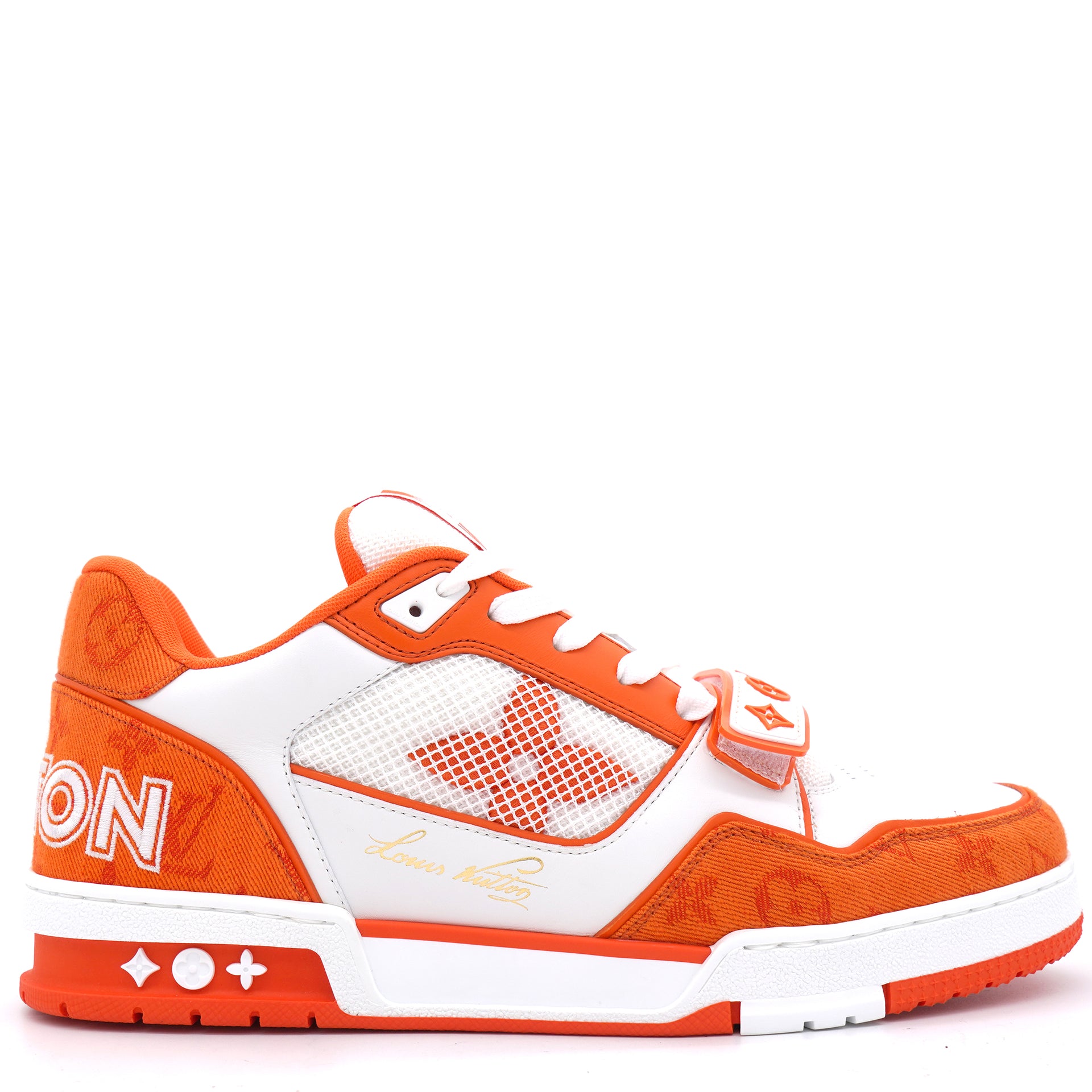 lv trainers orange