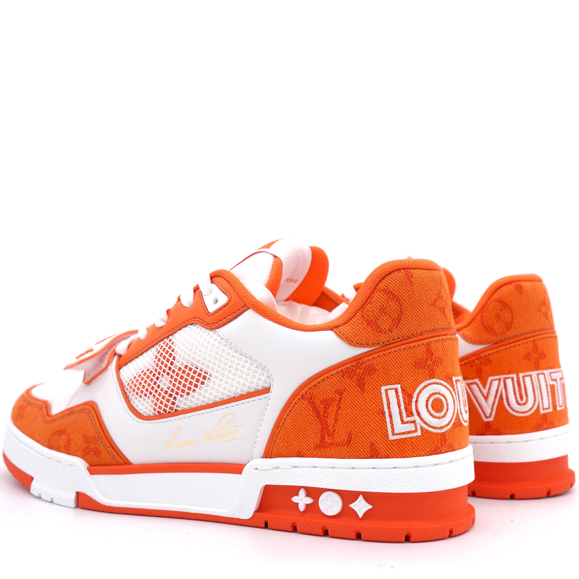 Louis Vuitton Trainer Sneaker Orange 9.5 – STYLISHTOP