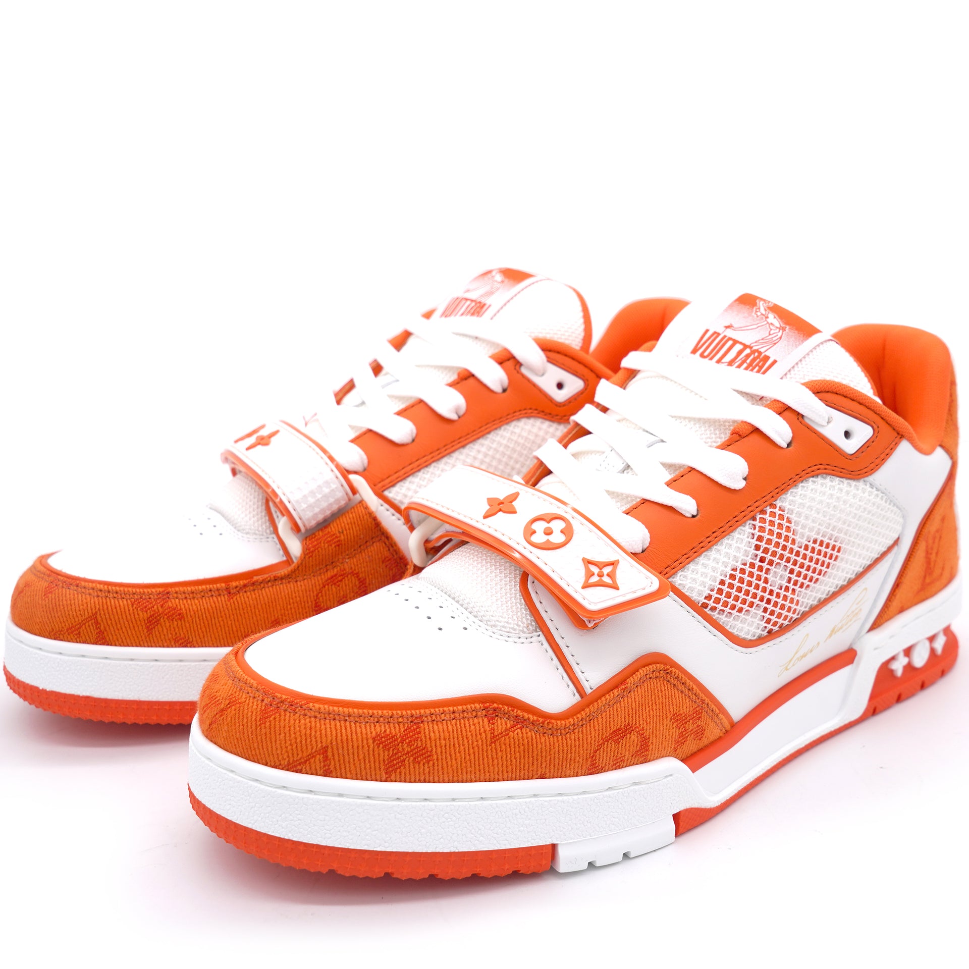 louis vuitton orange sneaker