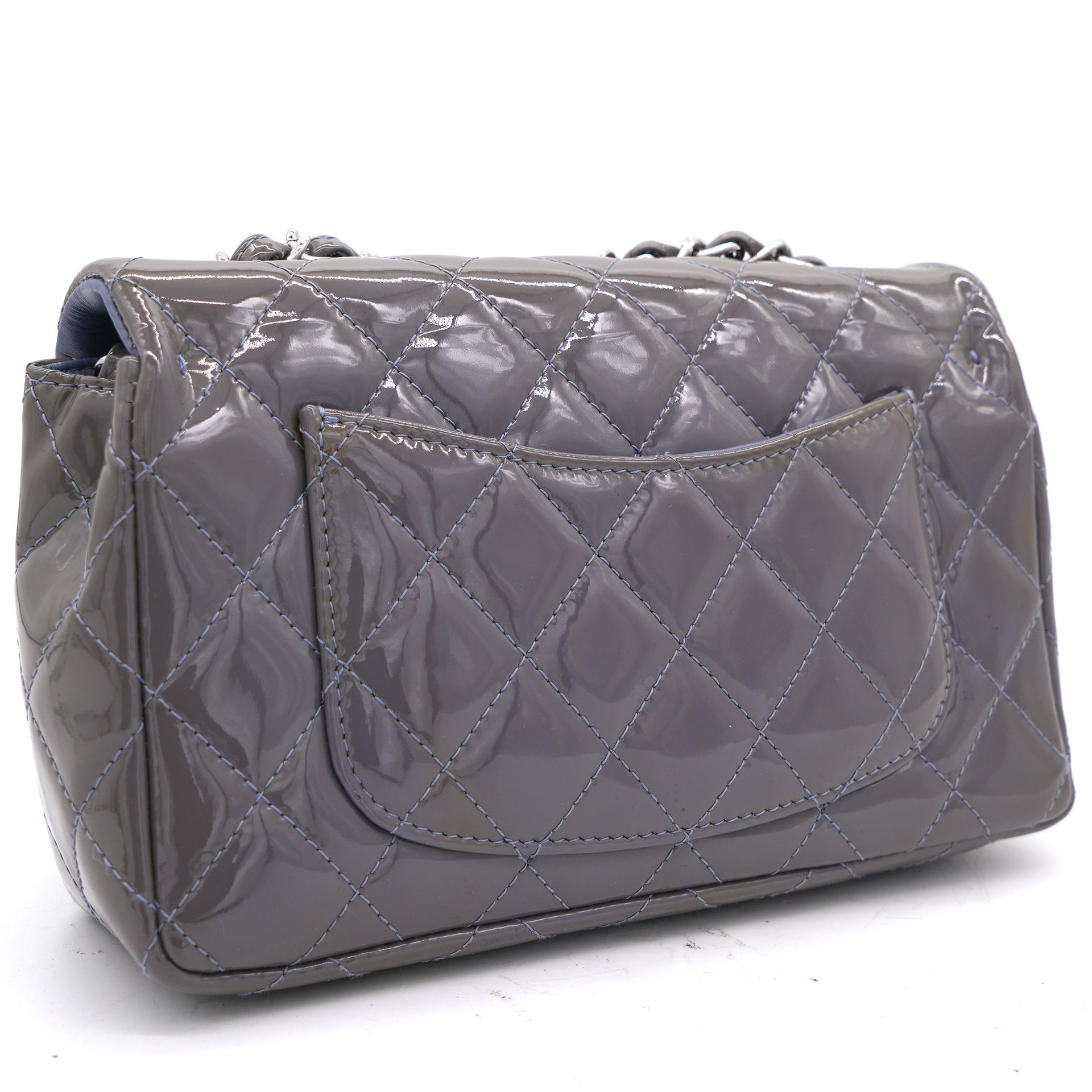Chanel Grey Quilted Caviar Leather Medium Classic Double Flap Bag –  STYLISHTOP