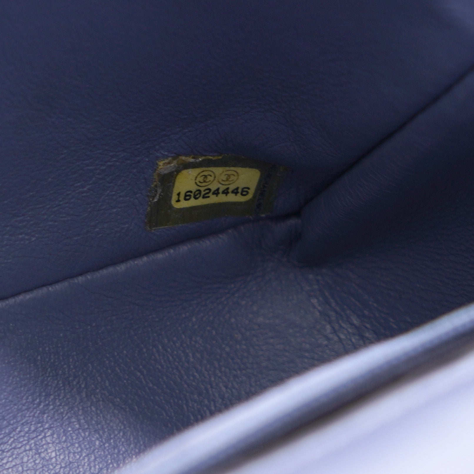 Grey Classic Patent Leather Rectangular Mini Flap Bag