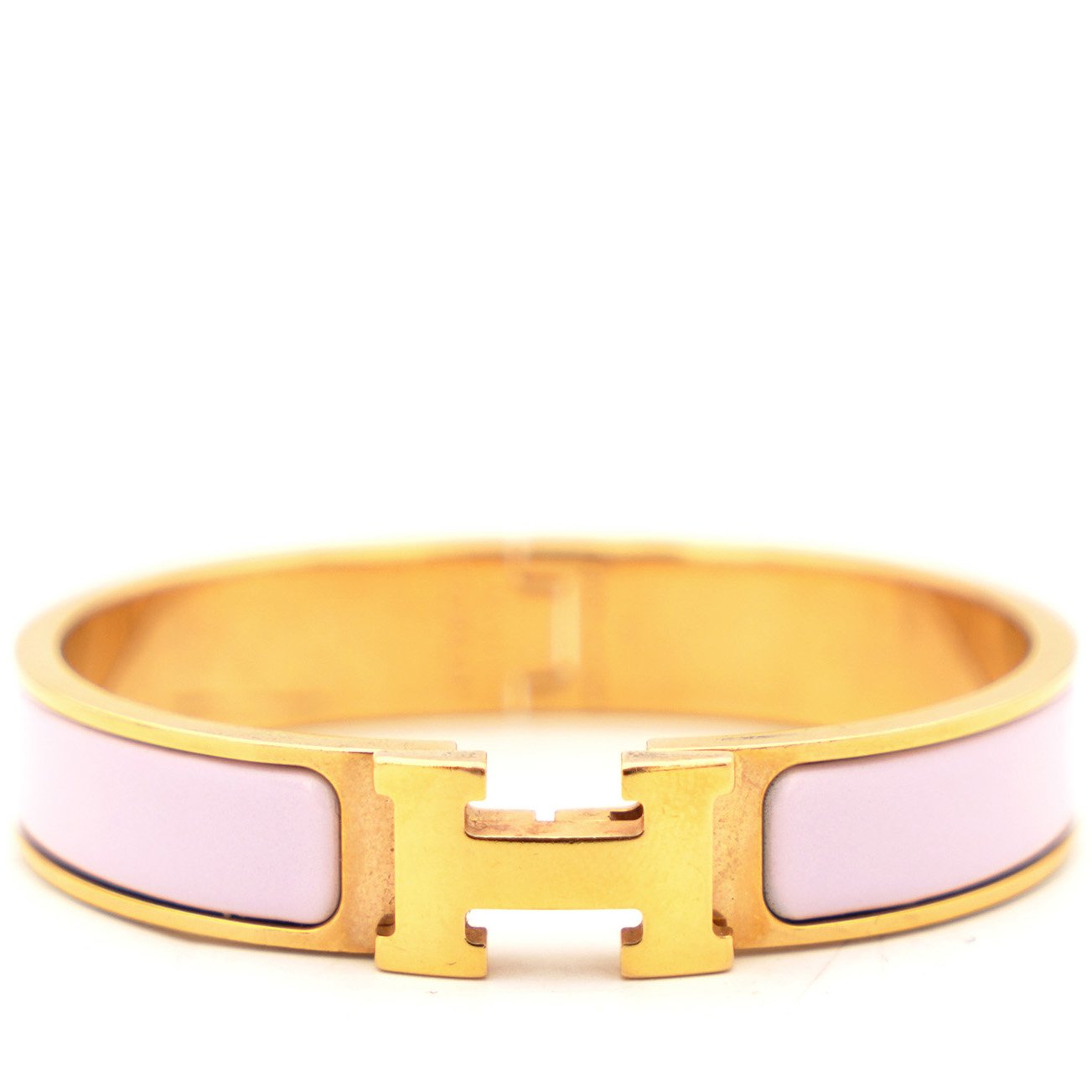 Clic H Bracelet Pink with Rose Gold Hardware