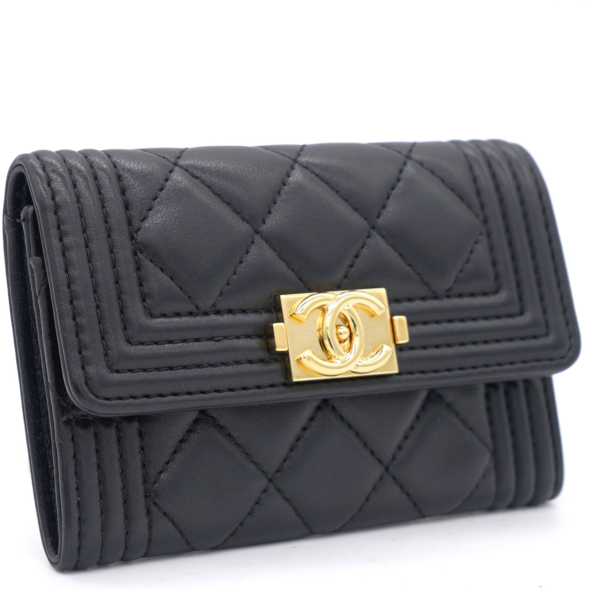 Boy Chanel Quilted Flap Wallet  Bragmybag