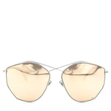 Mirrored Cat-Eye Gold Sunglasses