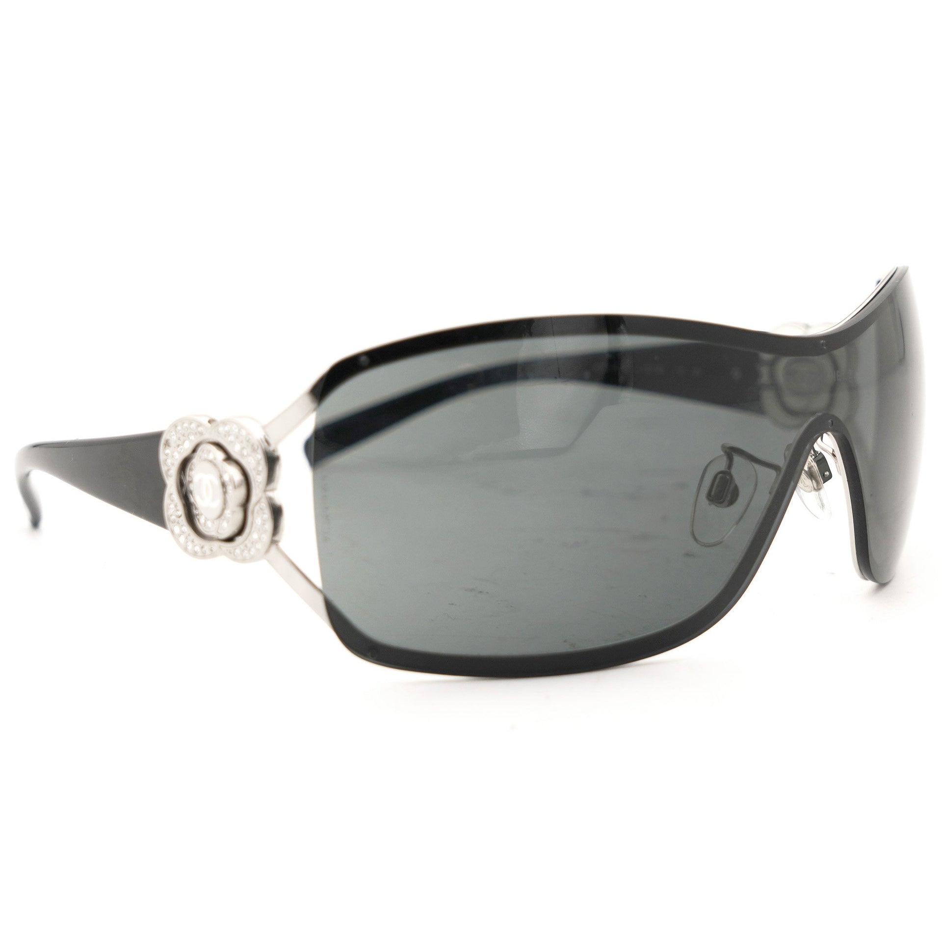 Chanel Black Acetate CC Bow Square Sunglasses – STYLISHTOP