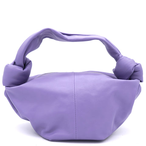Nappa Mini Double Knot Bag Purple