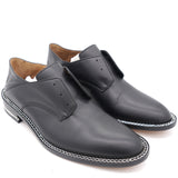 Black Leather Lace Up Derby 36