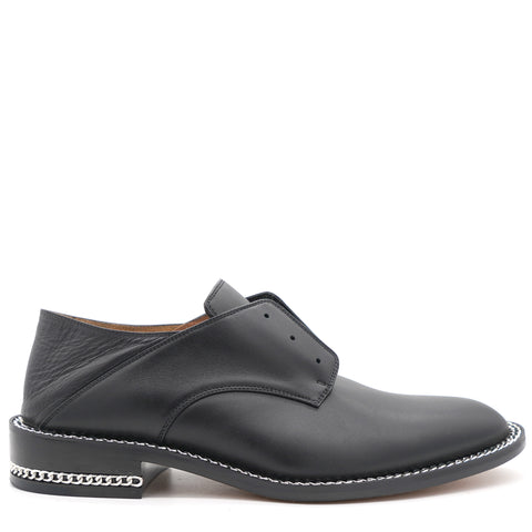 Black Leather Lace Up Derby 36