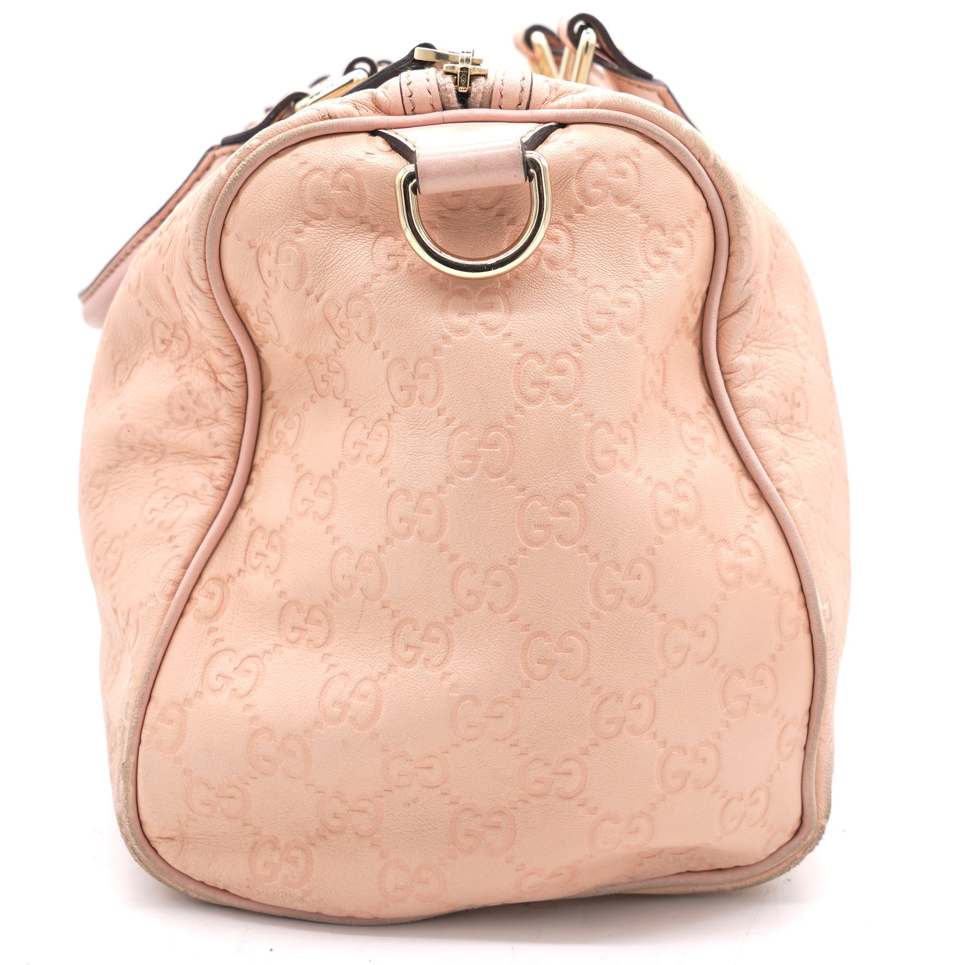 Guccissima Medium Joy Boston Bag Pink