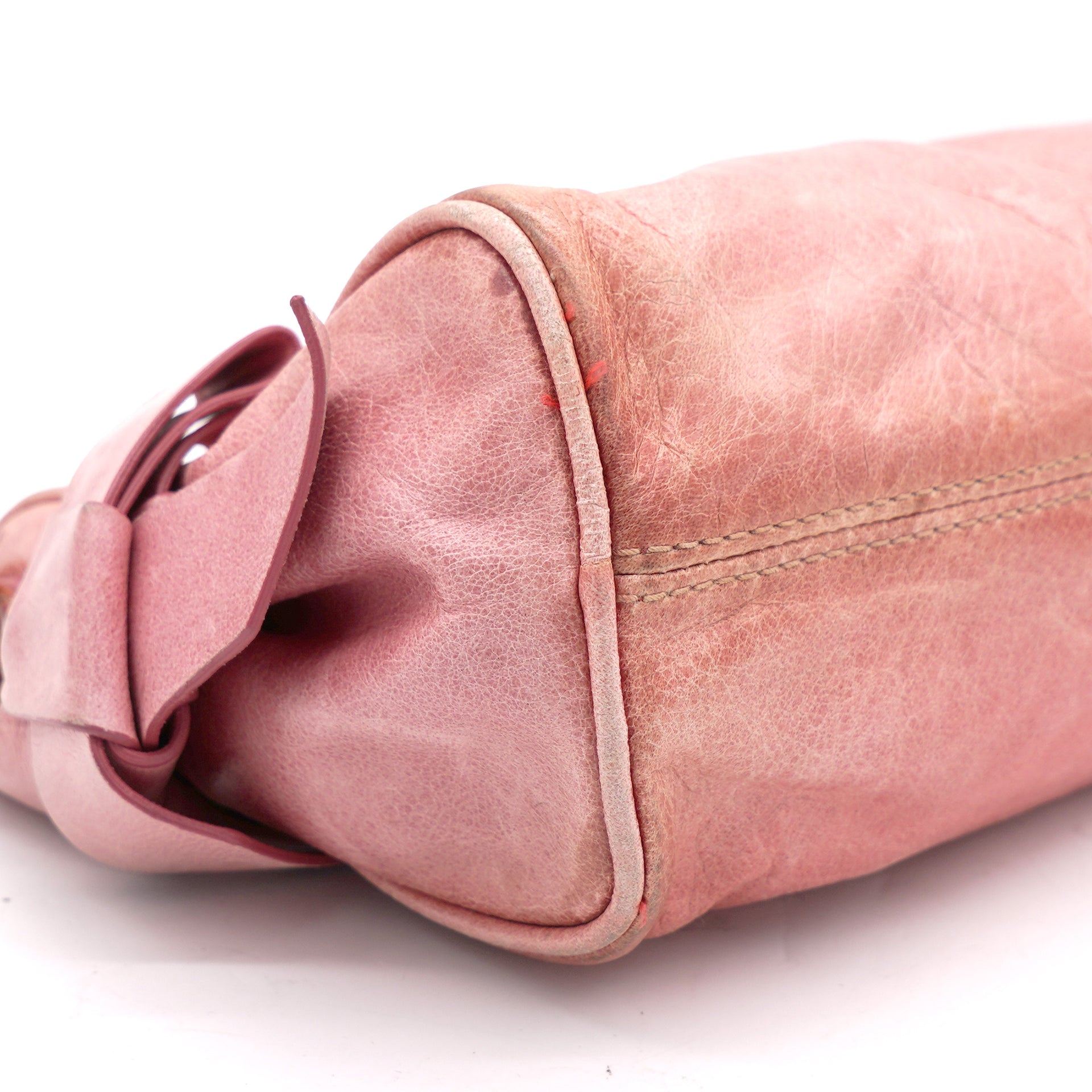 Miu Miu Vitello Lux Bow Mini Shoulder Bag Dark Pink – STYLISHTOP
