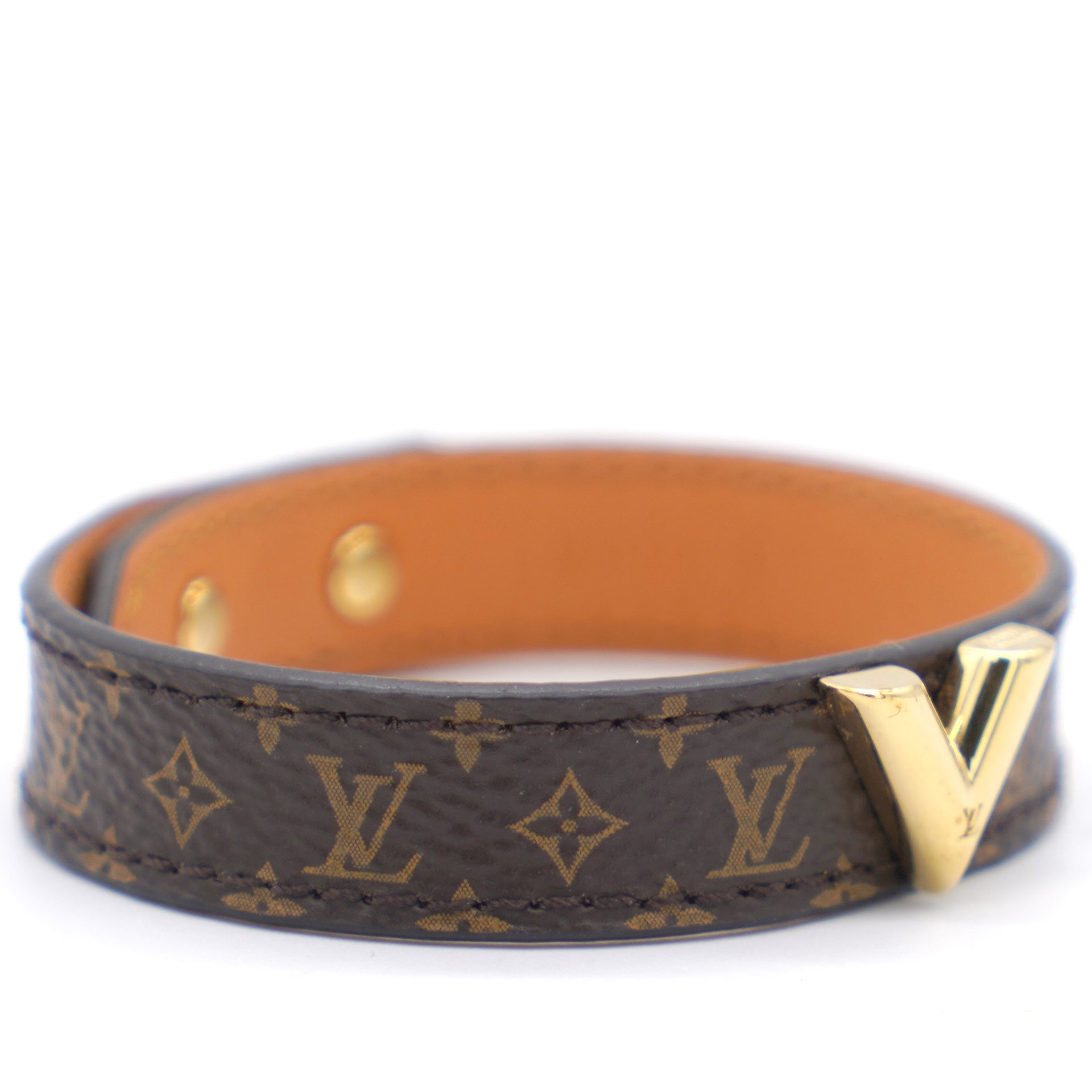 LOUIS VUITTON Monogram Essential V Bracelet 19 135794