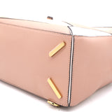 Calfskin Suede Medium Puzzle Bag Pink