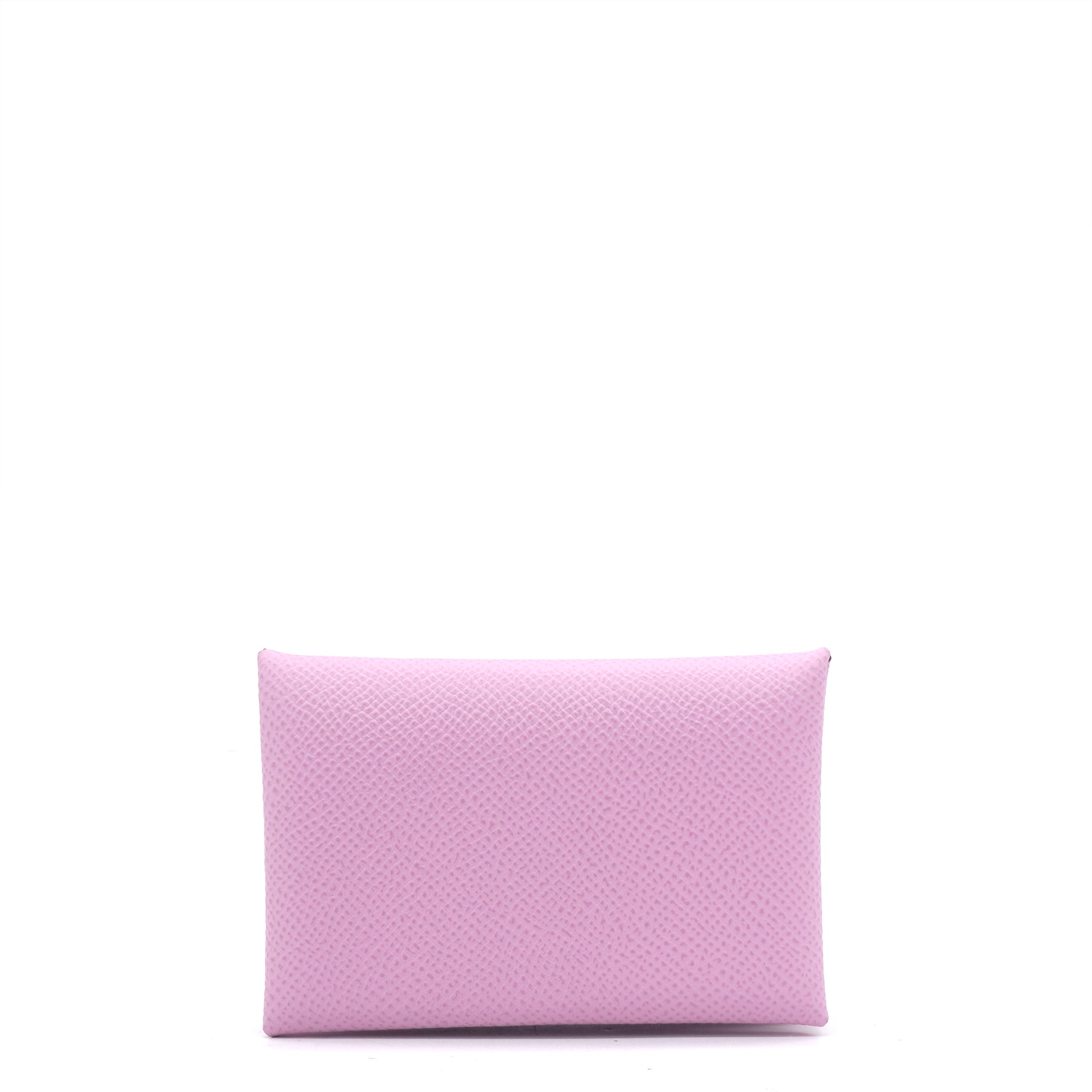 NEW Hermes Calvi Epsom ID credit card holder wallet in Mauve Sylvestre  (Pink)