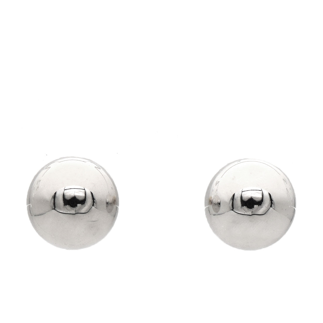 Tribales Faux Pearl Silver and Gold Tone Stud Earrings