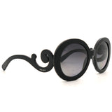 Black Gradient SPR27N Round Baroque Sunglasses
