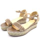 Madmonica 60 studded leather wedge sandals 37