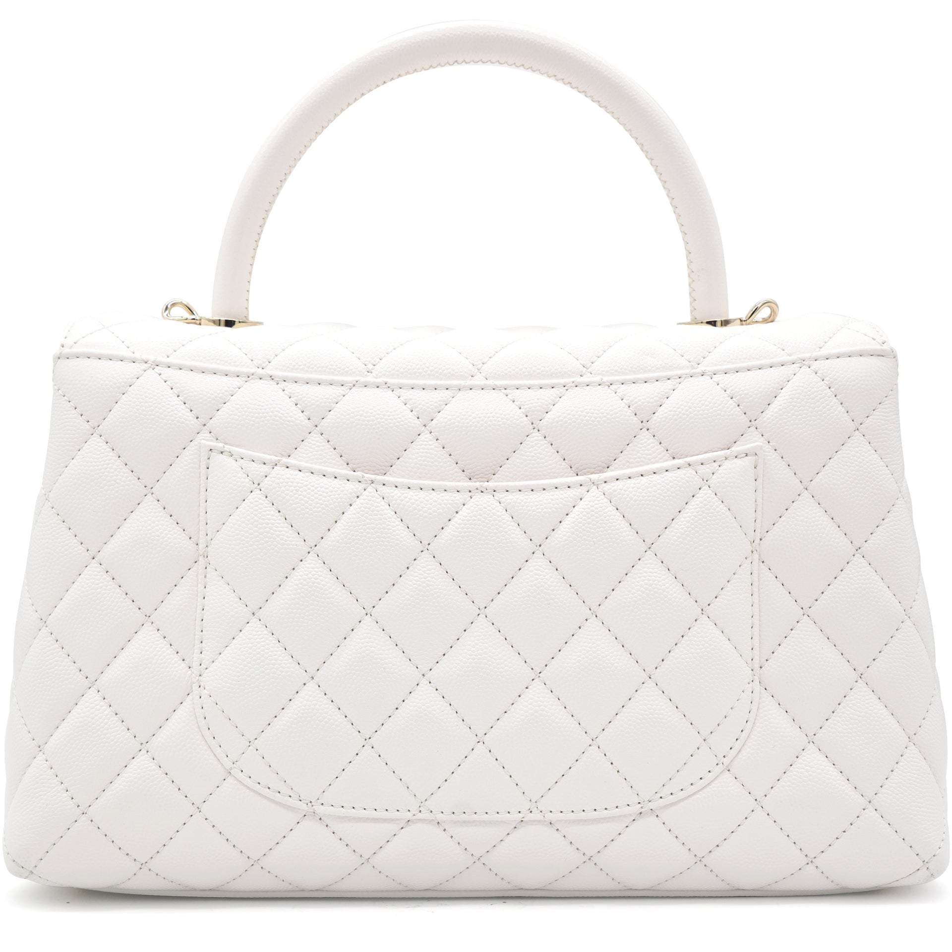 Caviar Quilted Medium Coco Handle Flap