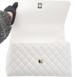 Caviar Quilted Medium Coco Handle Flap