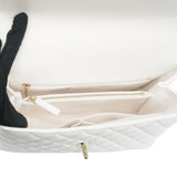 Caviar Quilted Medium Coco Handle Flap