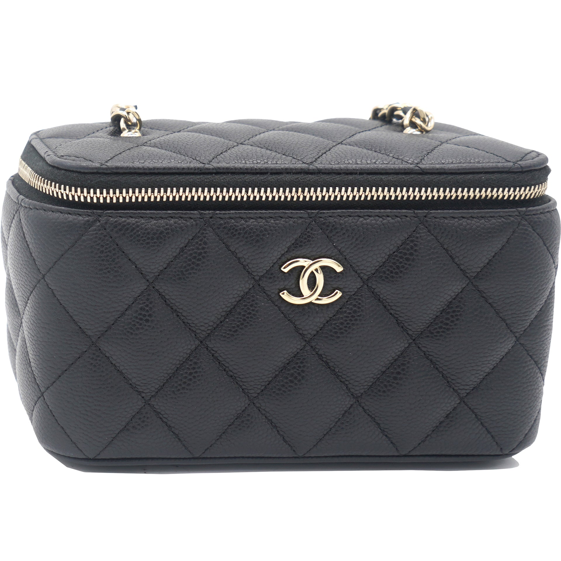 CHANEL Pre-Owned Mini diamond-quilted Vanity Bag - Farfetch