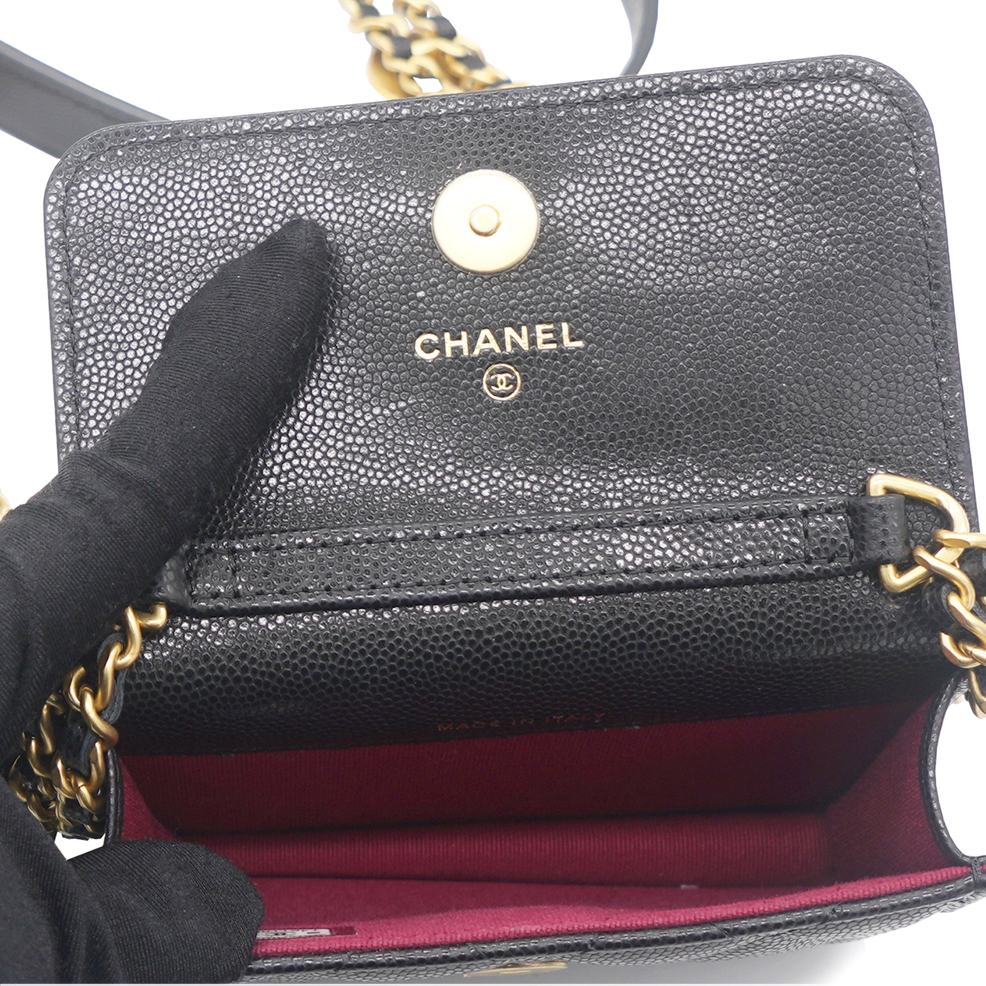 Chanel Case with Square Flap Bag