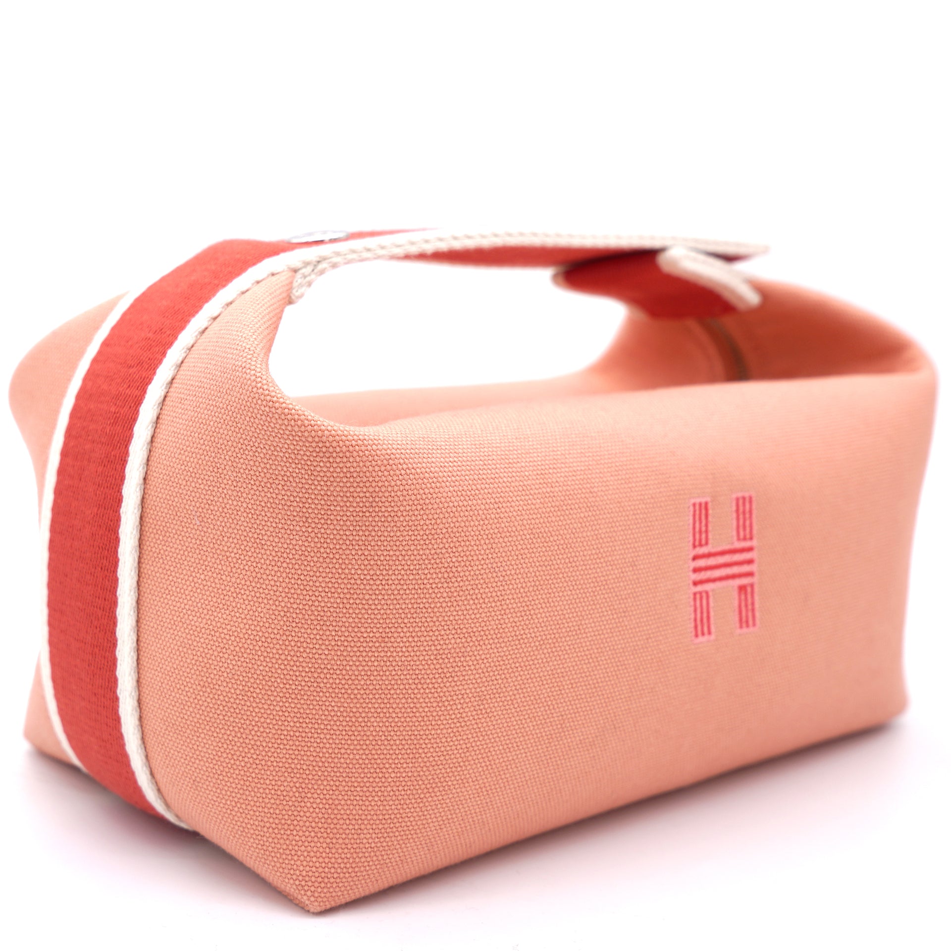 Hermes Toile Bride-A-Brac Small Travel Case Pink – STYLISHTOP