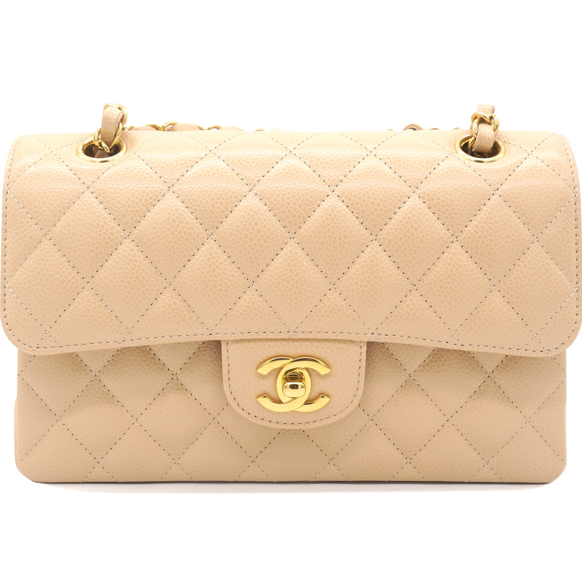 Chanel Beige Quilted Leather Medium Classic Double Flap Bag Chanel | The  Luxury Closet