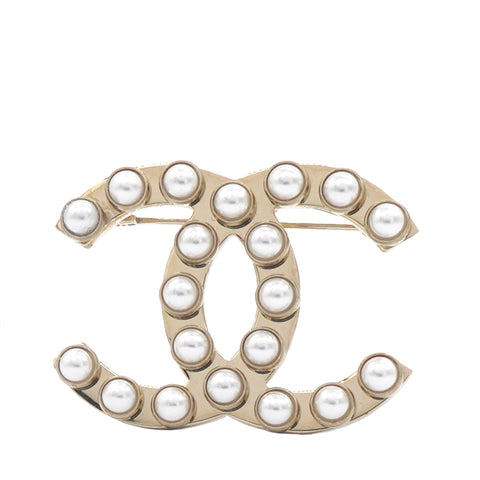 Faux Pearl Embellished brooch