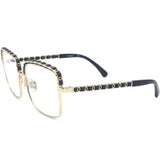 Gold Square Clear glasses 71370