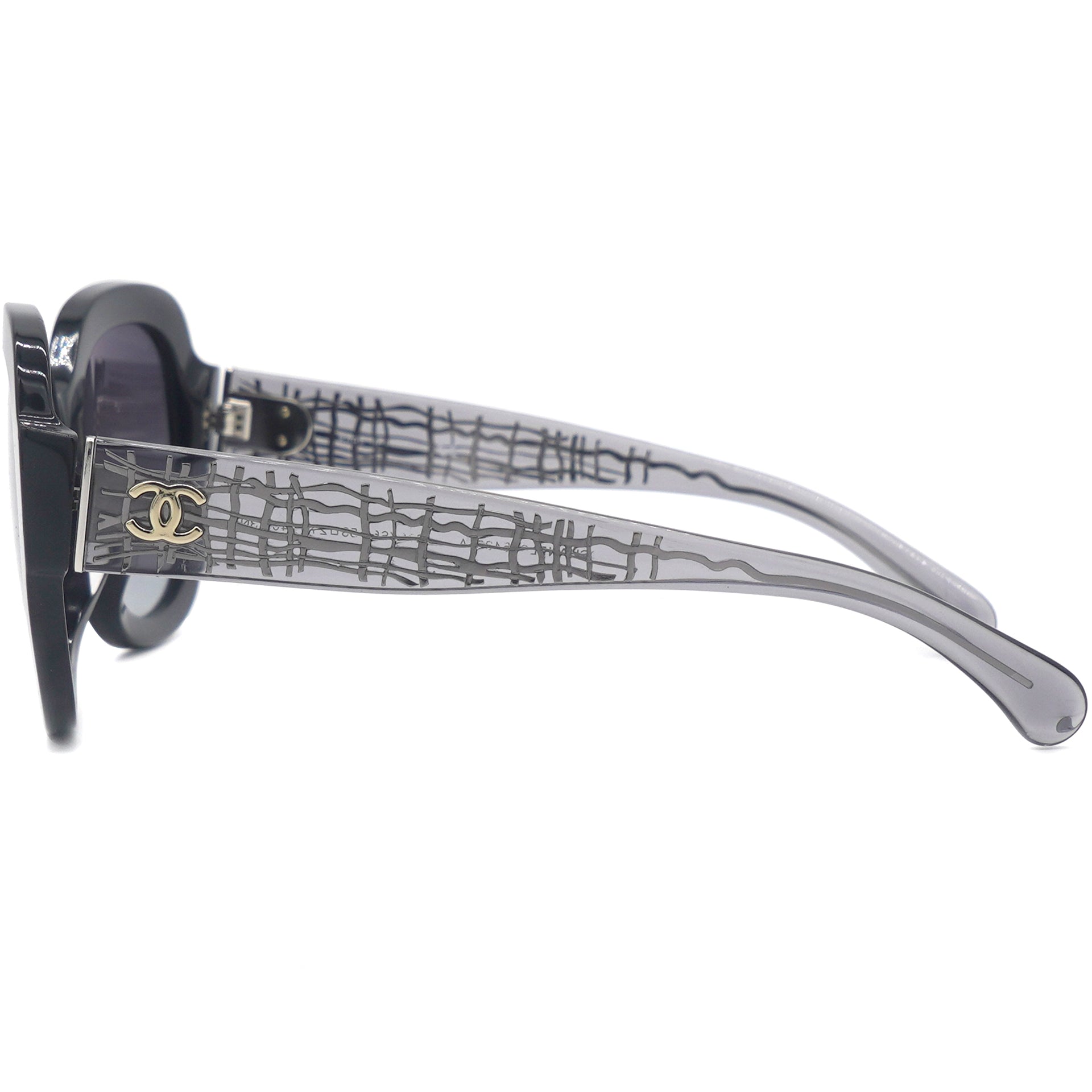 CHANEL, Accessories, Authentic Chanel Sunglasses Black Filigree Gradient  Lenses Excellent Condition