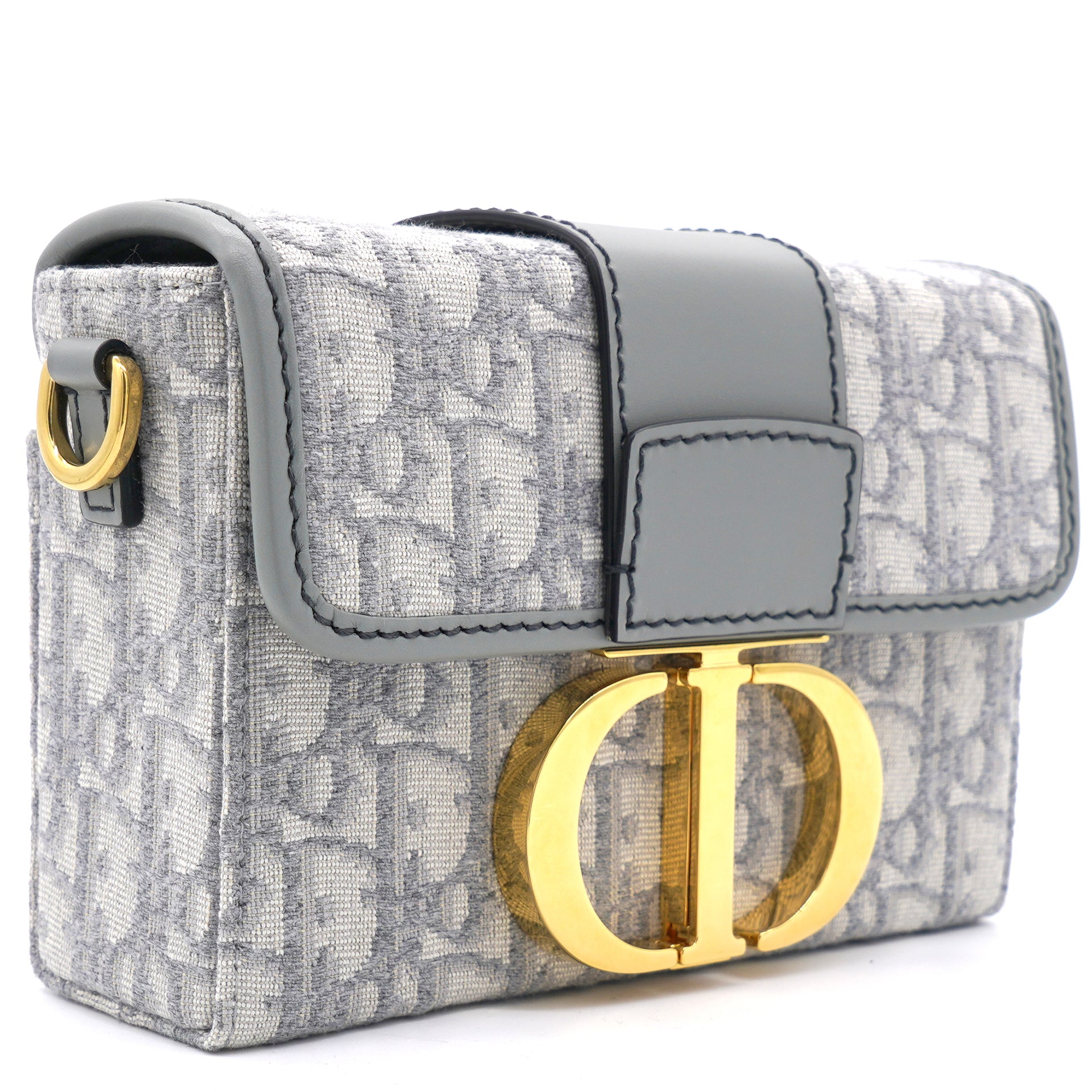 Christian Dior 30 Montaigne Box Bag - Grey Crossbody Bags, Handbags -  CHR361539