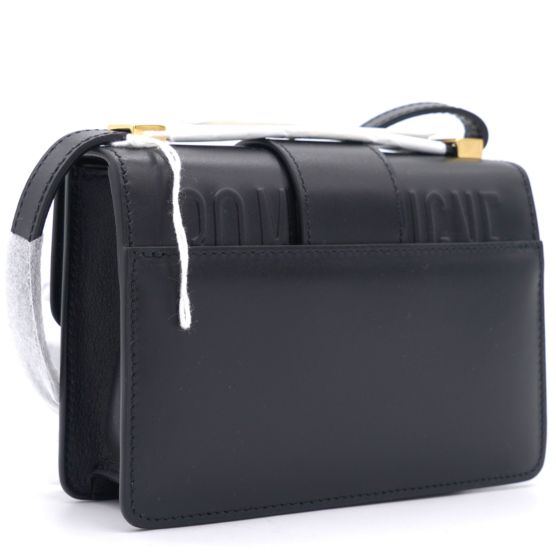 Micro 30 Montaigne Bag Box Calfskin Black