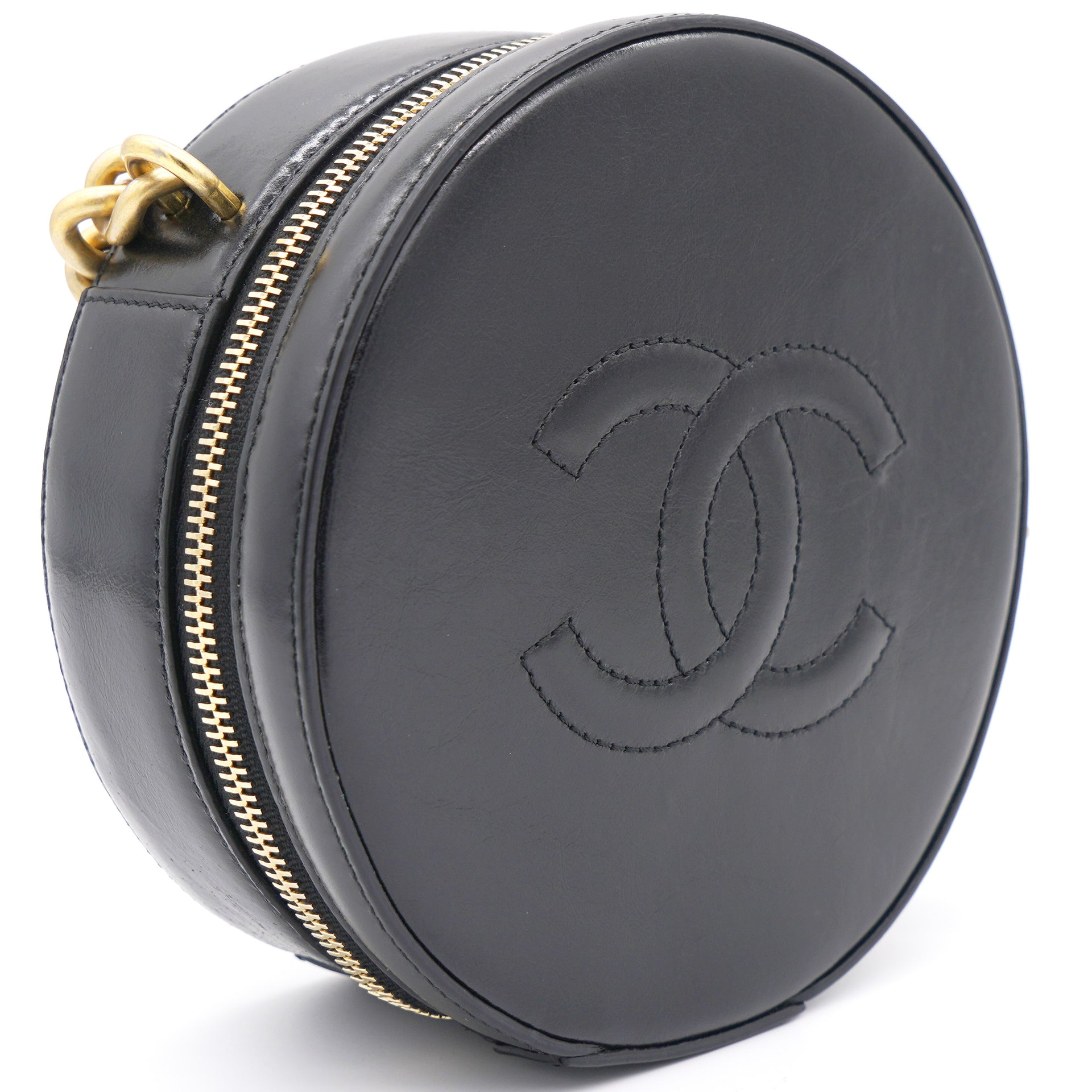 Chanel Black Quilted Leather Small Round Bag – STYLISHTOP