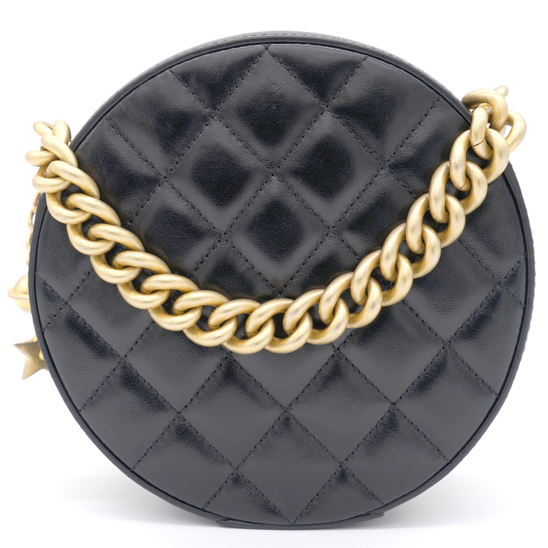 Black Quilted Lambskin Woven Chain Handle Bowler Bag Gold Hardware, 1992 |  Handbags & Accessories | The Chanel Collection | 2022 | Sotheby's