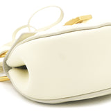 Cream Leather Mini Drew Bijou Shoulder Bag