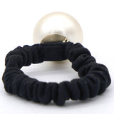 Pearl CC Hair Tie Black Gold Pearly White