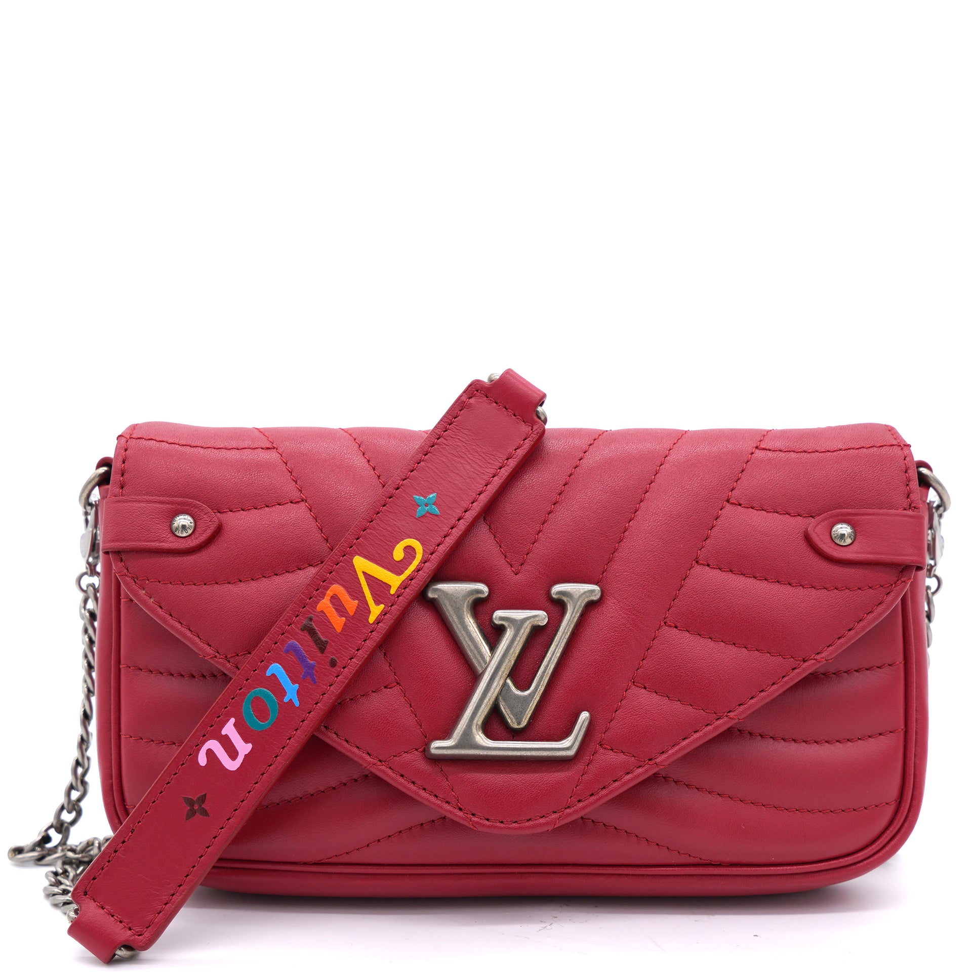 Louis Vuitton New Wave Chain Pochette Red – STYLISHTOP