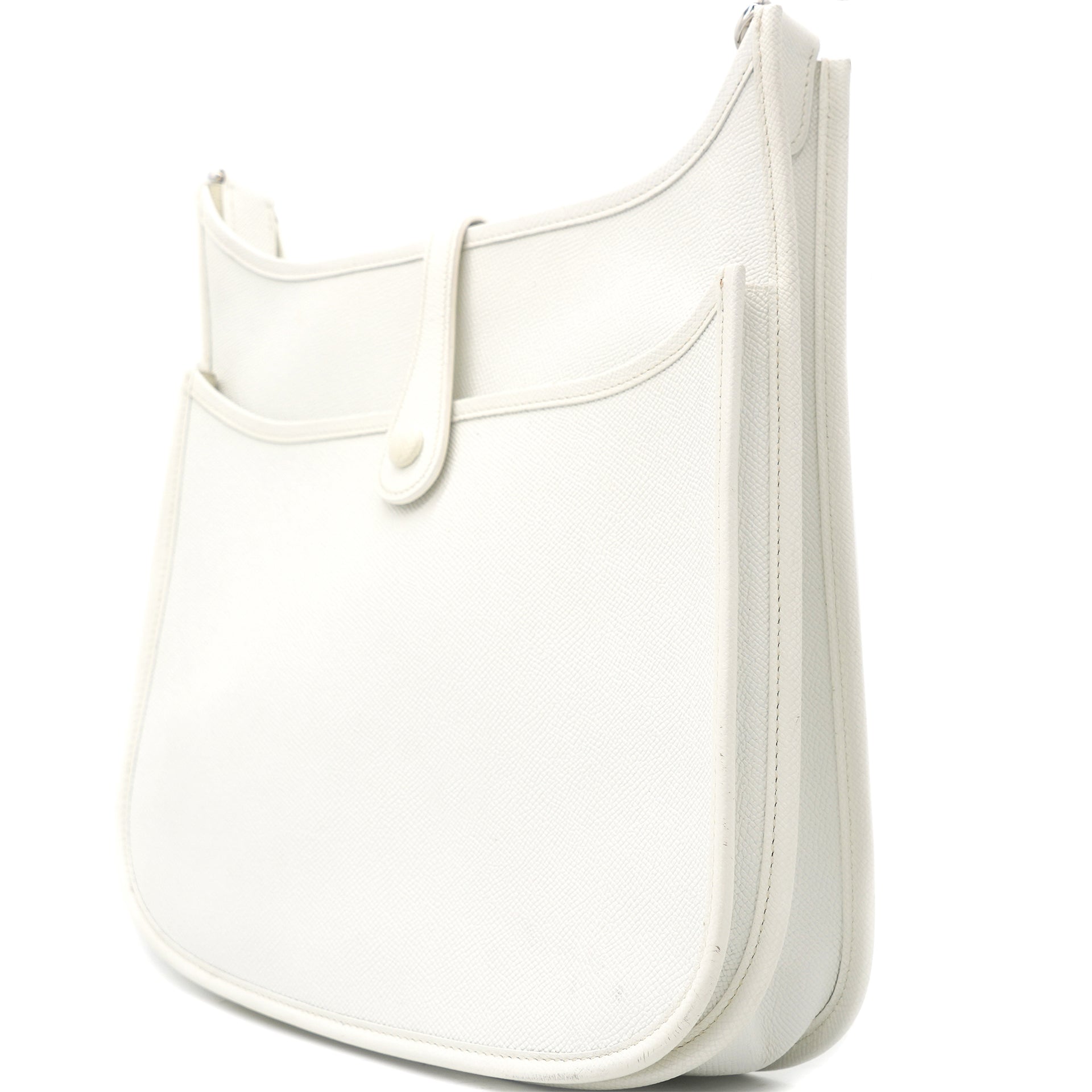 Blanc Epsom Leather Evelyne 29 Bag