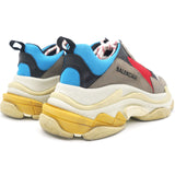 Triple S multi-panel sneakers Red and Blue 38