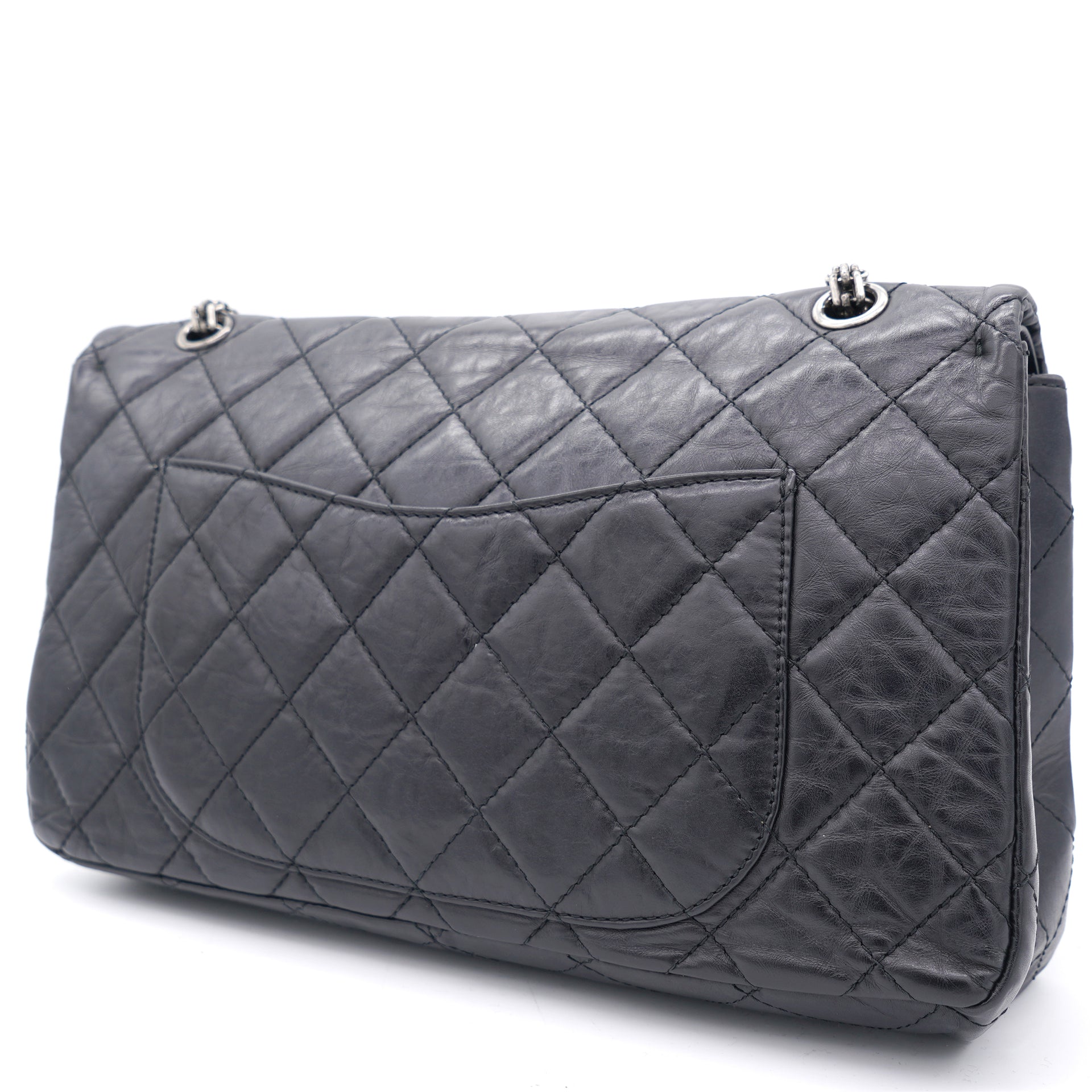 Chanel Classic Double Flap Bag Quilted Caviar Small Black 455671