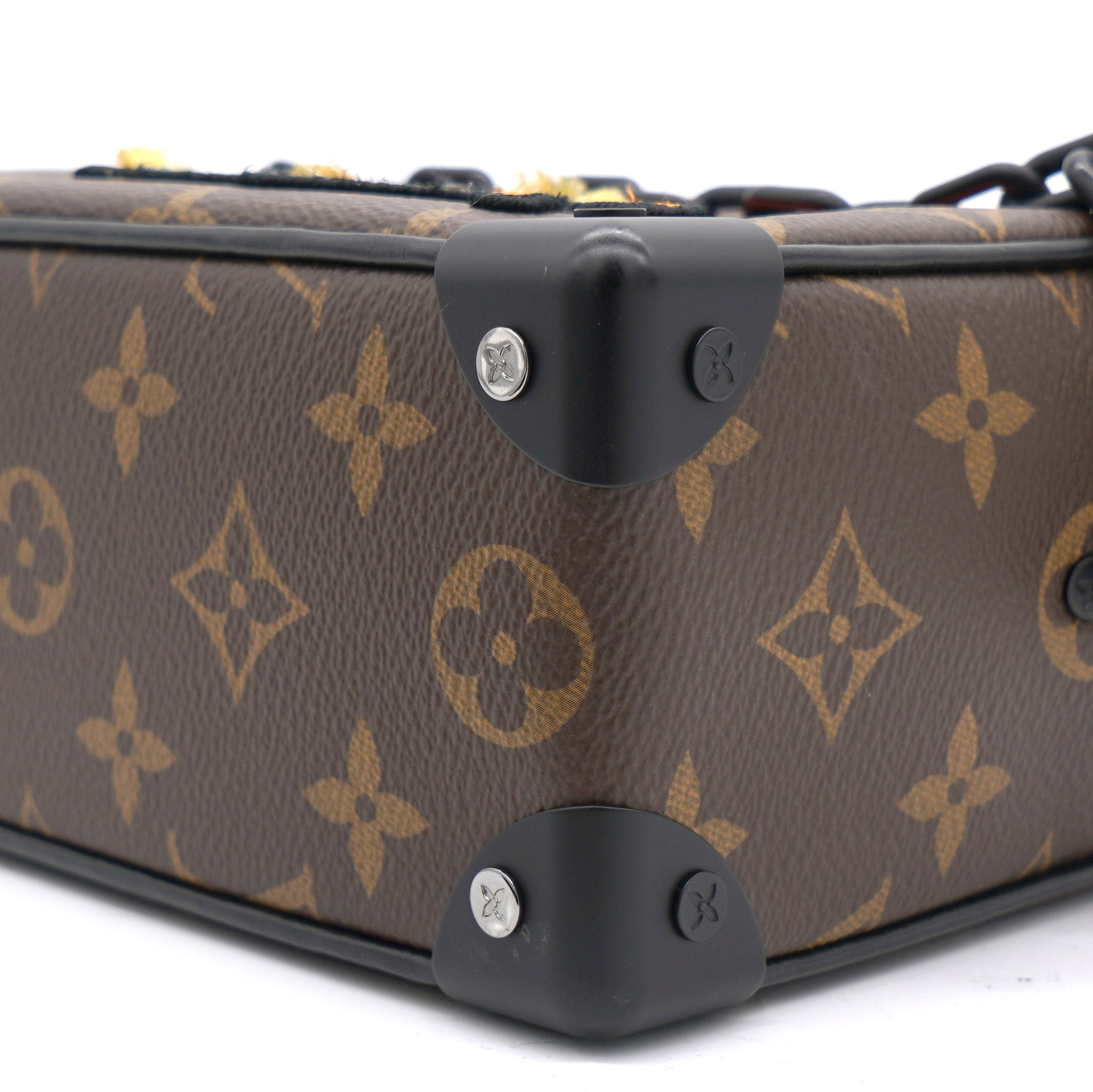 Louis Vuitton Soft Trunk Shoulder Bag in Brown Monogram Canvas and