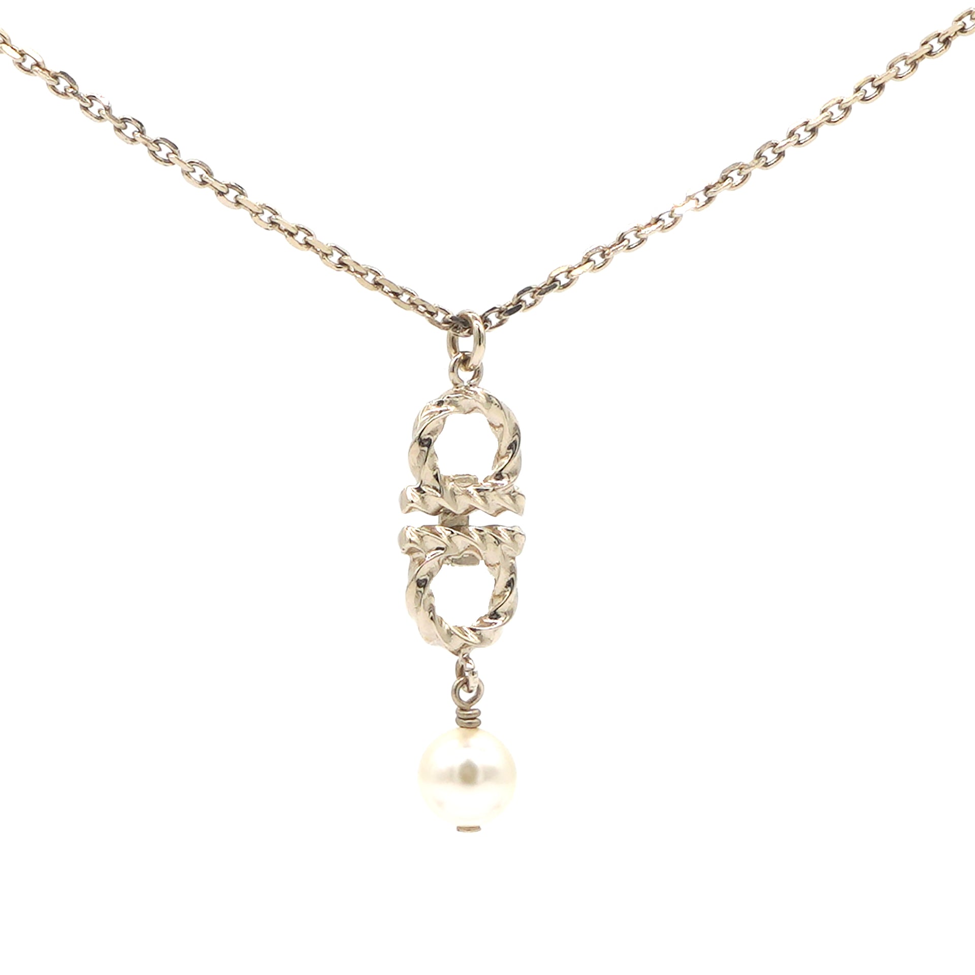 Gancio 3D pearl necklace