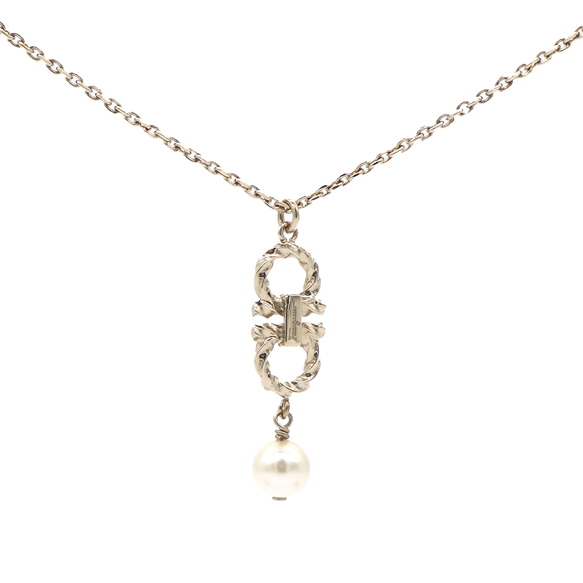 Gancio 3D pearl necklace
