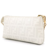 White Zucca Canvas Mini Shoulder Bag
