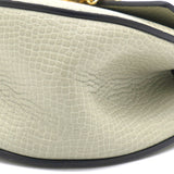Green/Grey Leather Nano Drew Shoulder Bag