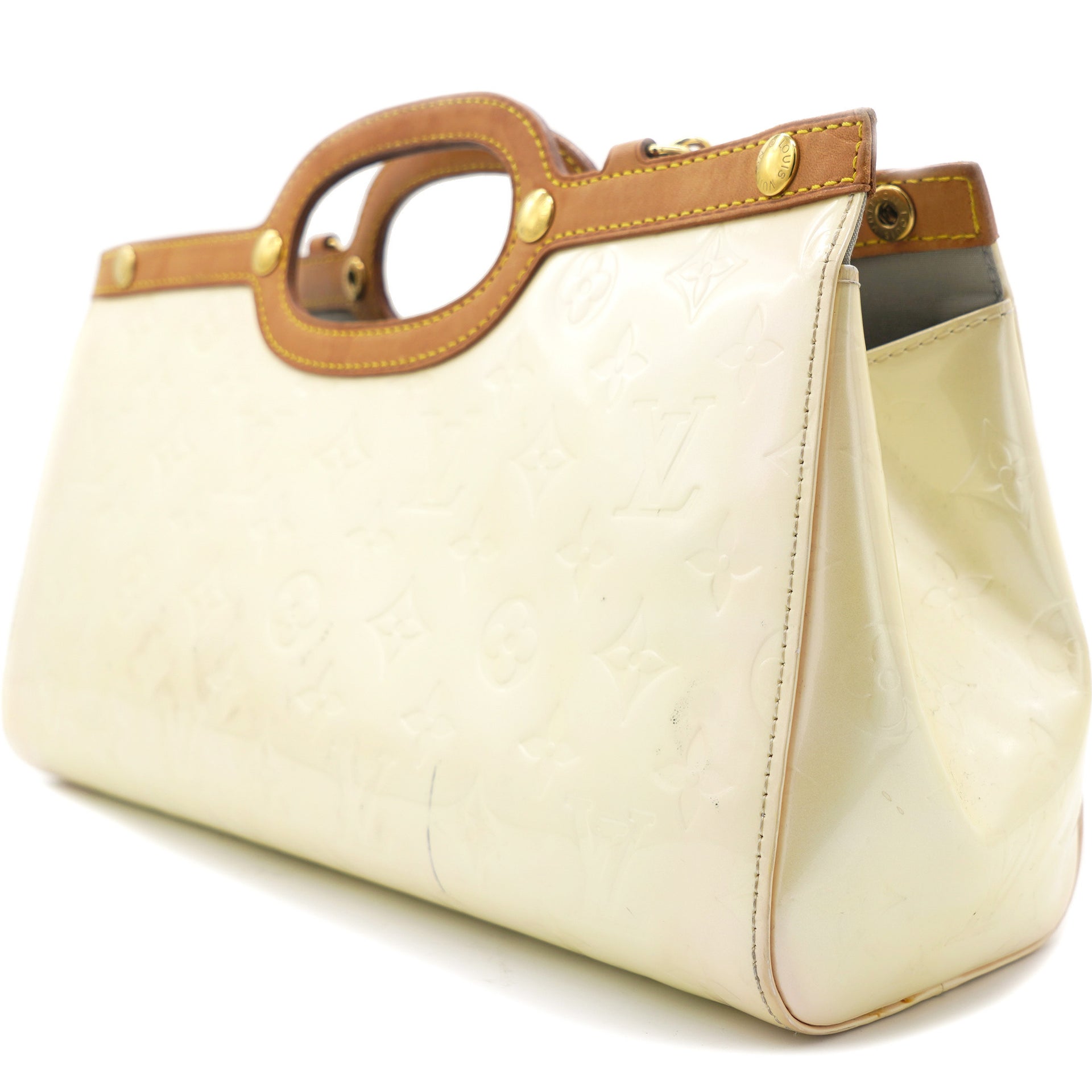 Louis Vuitton Roxbury Drive Perle Monogram Vernis Handbag