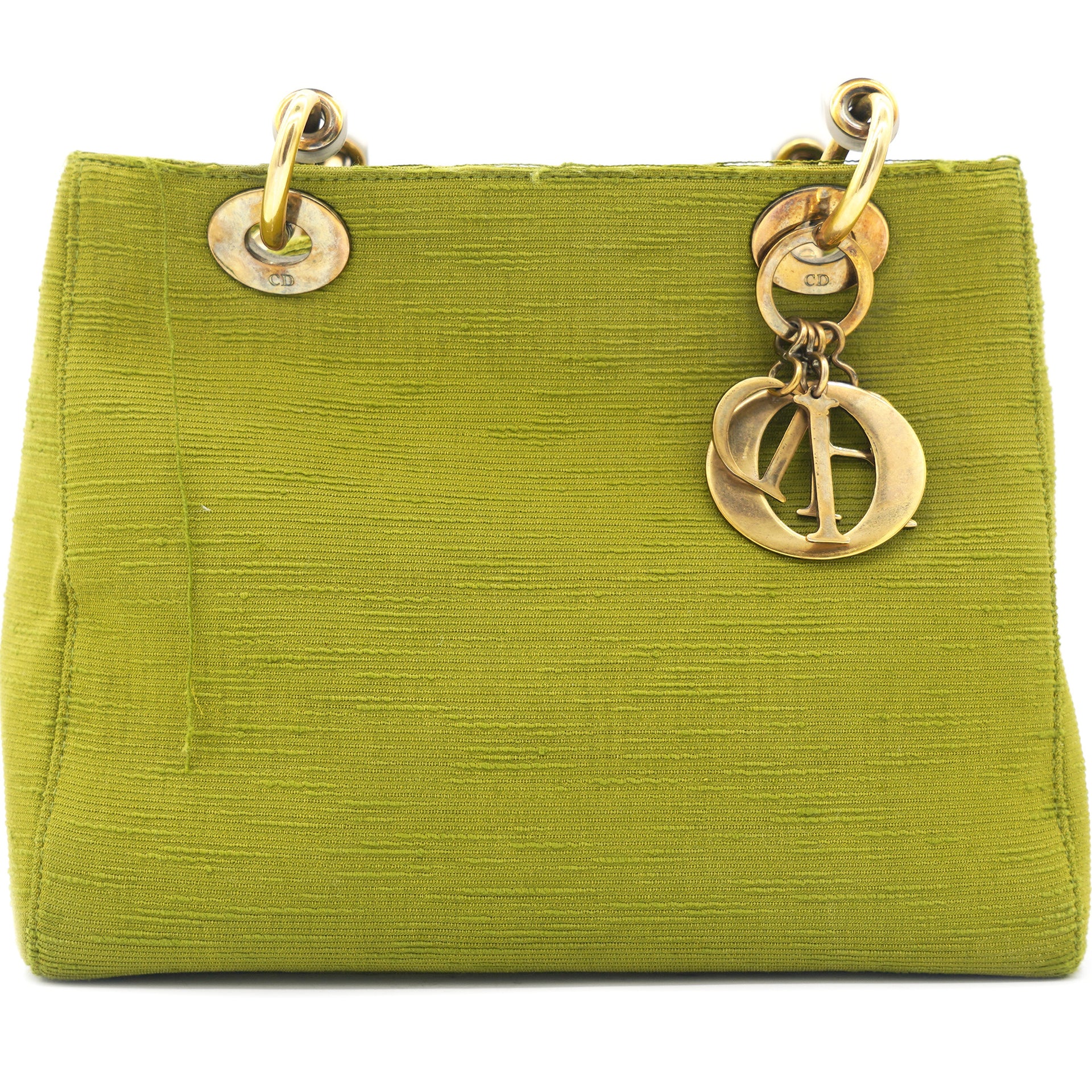Buy Christian Dior Vintage Lady Dior Handbag Leather Medium 427501